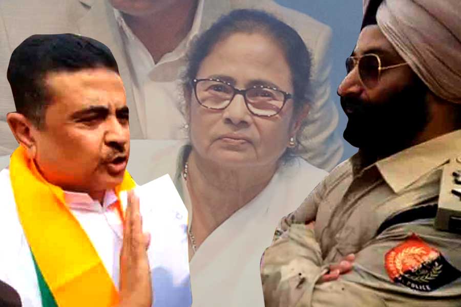 Suvendu Adhikari's aide calls cop Khalistani, Mamata lodges protest | Sangbad Pratidin