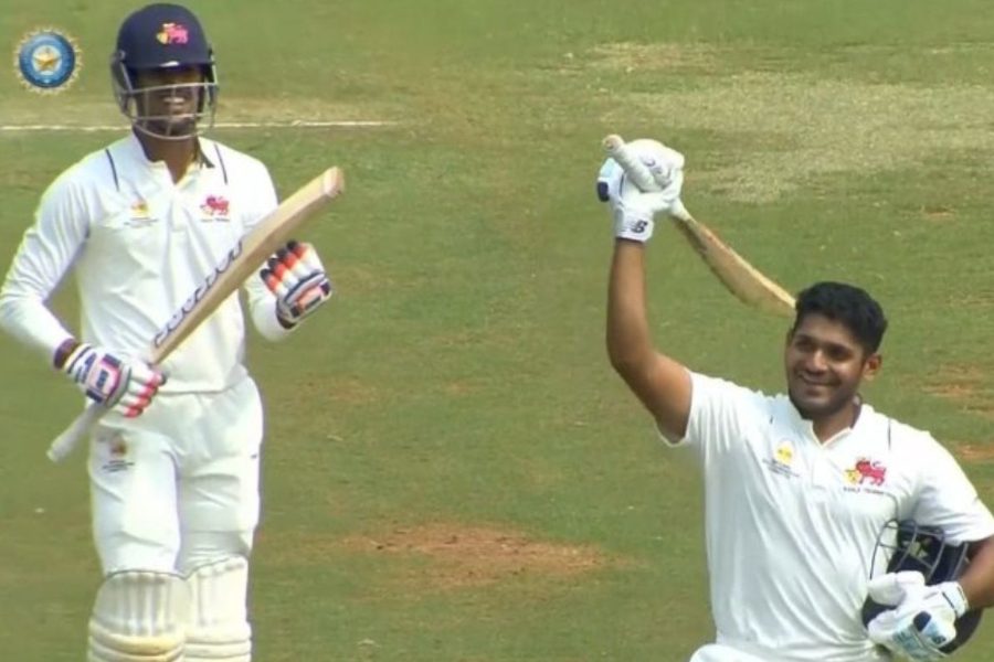 Ranji Trophy 2023-24: Tushar Deshpande, Tanush Kotian script first-class history with Ranji Trophy hundreds against Baroda। Sangbad Pratidin