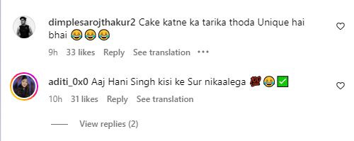 Urvashi-Rautela-cake-reaction 4