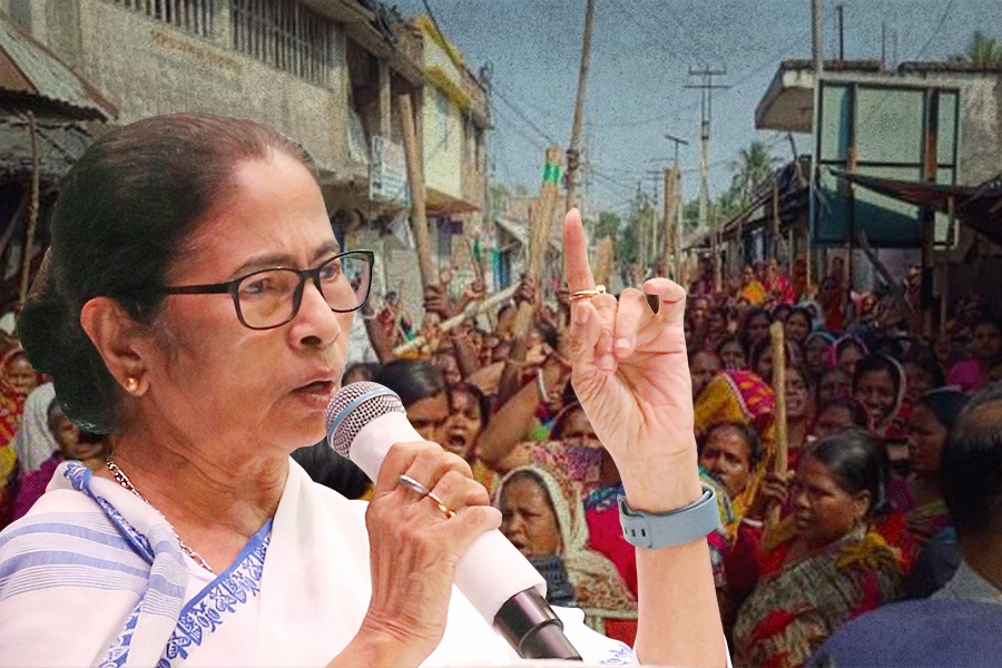 Mamata Banerjee slams BJP on Sandeshkhali issue