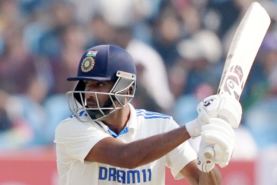 Indian Cricketer Ravichandran Ashwin was penalised for running on the protected area of the pitch । Sangbad Pratidin