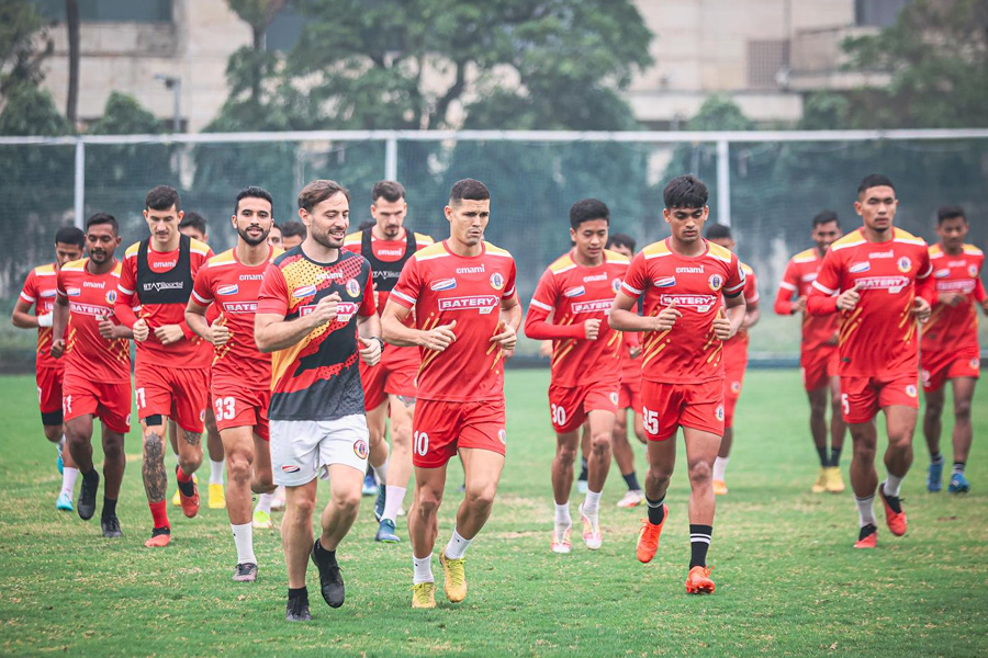 East Bengal starts practice before ISL derby | Sangbad Pratidin