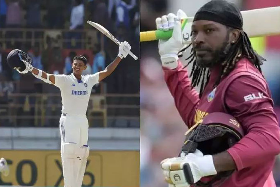 West Indian star Chris Gayle lashes out at Ben Duckett for his comments on Yashasvi Jaiswal । Sangbad Pratidin