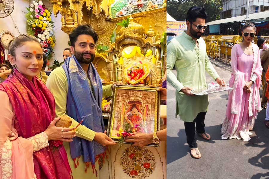 Rakul Preet, Jackky Bhagnani Wedding: couple Visits Siddhivinayak