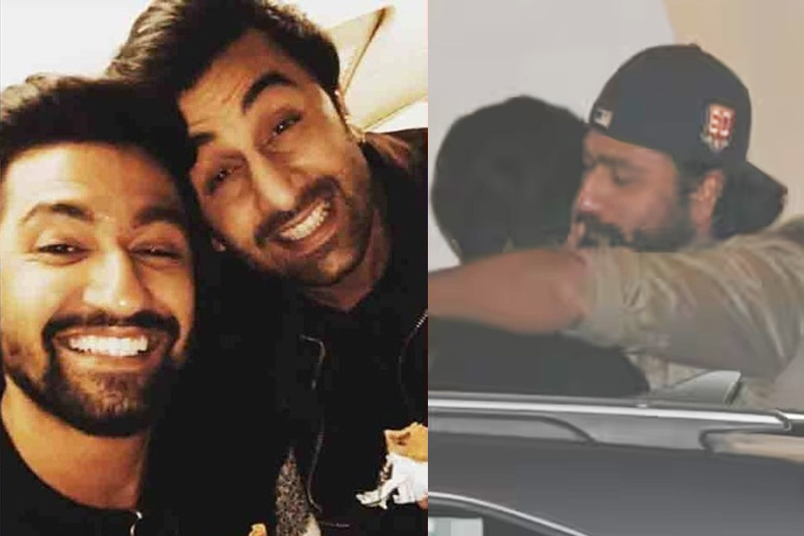 Not with Alia Bhatt, Ranbir Kapoor leaves SLB's Party with Vicky Kaushal | Sangbad Pratidin