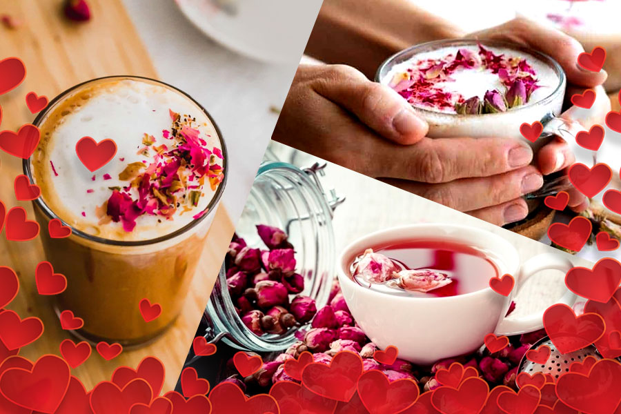 Valentine's Day: Variety recipes of Rose Tea