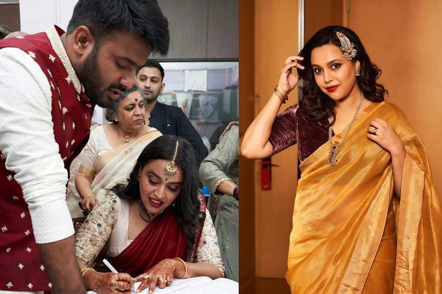 Swara Bhasker wrote emotional words after one year of her marriage with Fahad Ahmad | Sangbad Pratidin