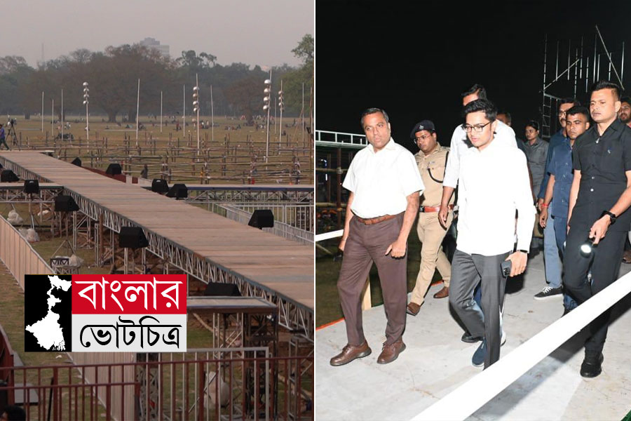 Unique ramp at Brigade Parade Ground on TMC's public meeting on March 10
