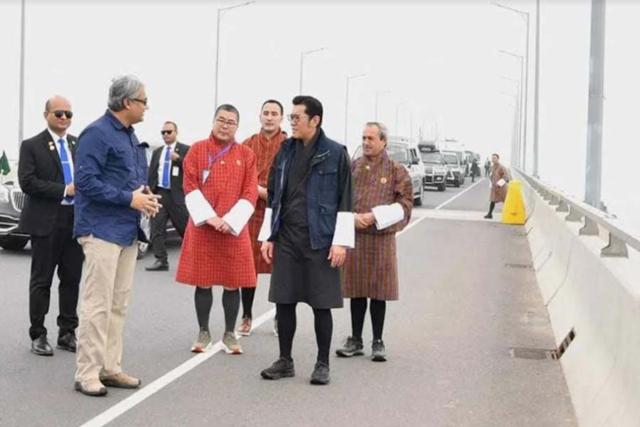 Bhutanese King Jigme Khesar Namgyel Wangchuck visited the Padma Bridge