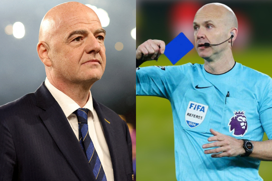 Blue cards is non existent topic for FIFA, president Gianni Infantino rubbishes idea
