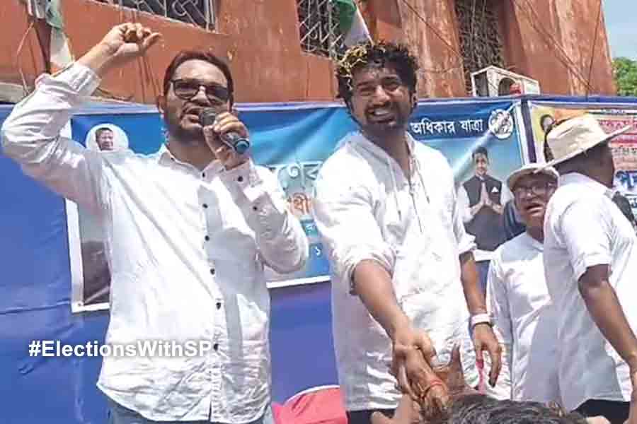 Dev Poll rally's stage collapsed at Debra