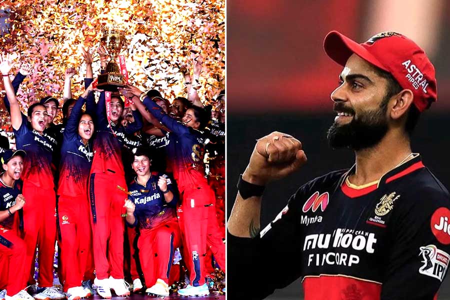 Virat Kohli dances with RCB women's team after victory