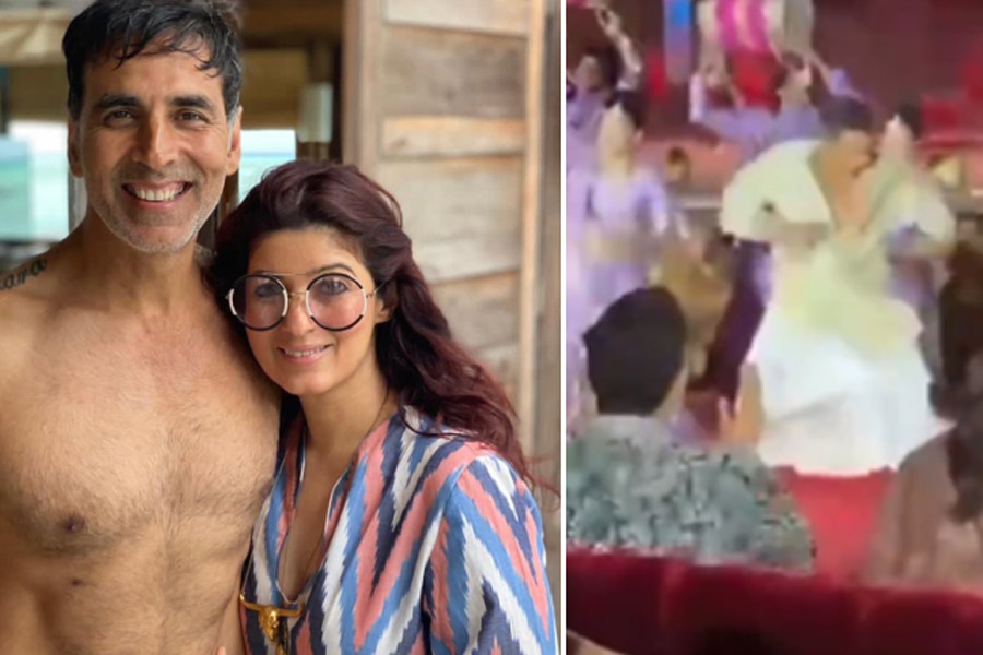 Twinkle Khanna trolls Akshay Kumar for his dance step at Ambani bash