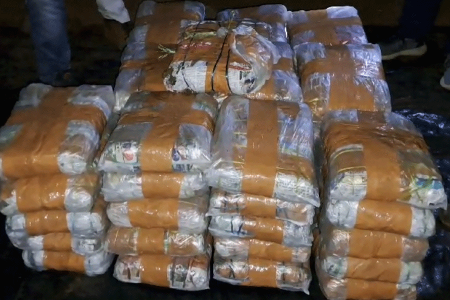A large amount of ganja was recovered in Egra at East Midnapore