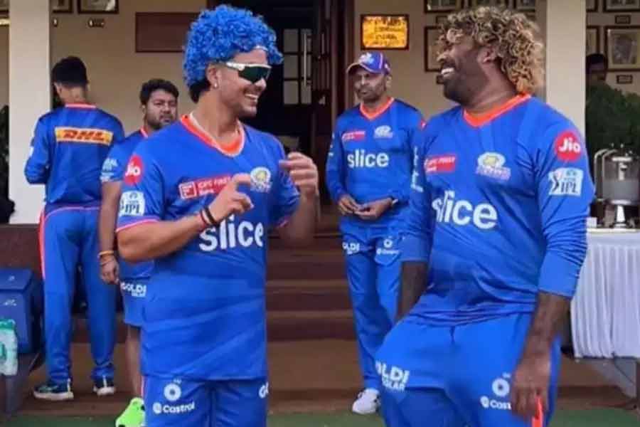 Ishan Kishan imitates Lasith Malinga in Mumbai Indians camp
