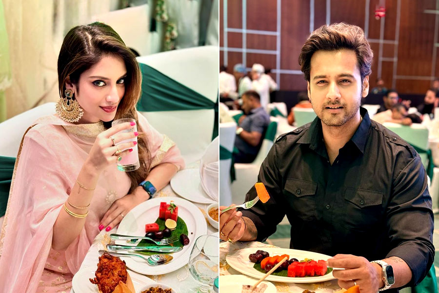Bengali celeb couple Yash, Nusrat's Iftaar party during Ramadan