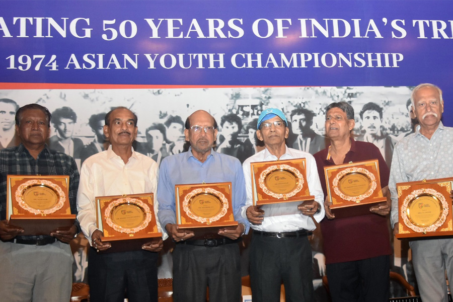 AIFF felicitates heroes of 1974 AFC Youth Champions squad