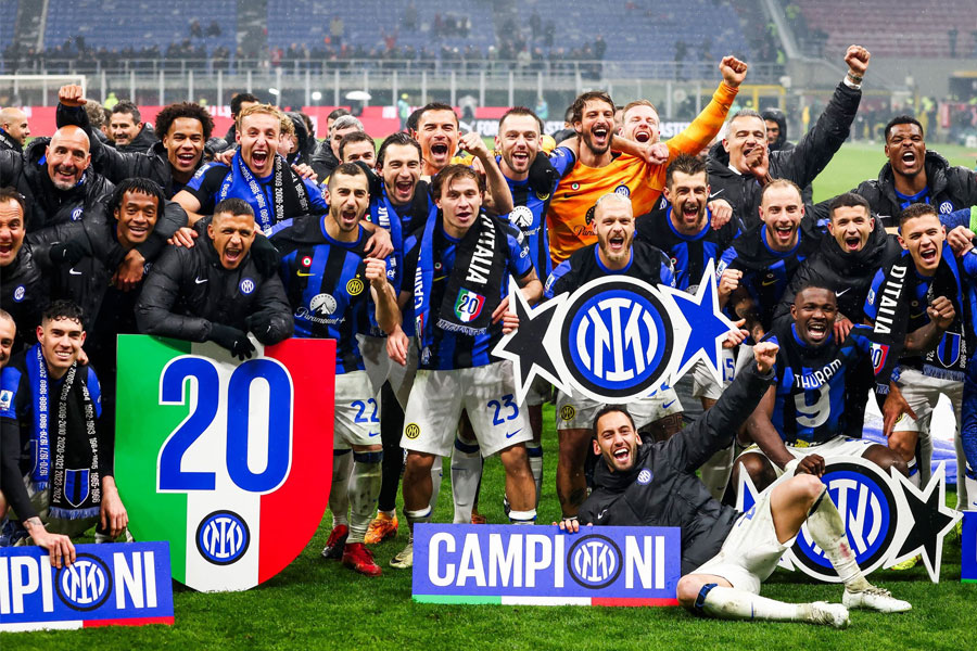 Inter Milan secures 20th Serie A title in derby win against AC Milan