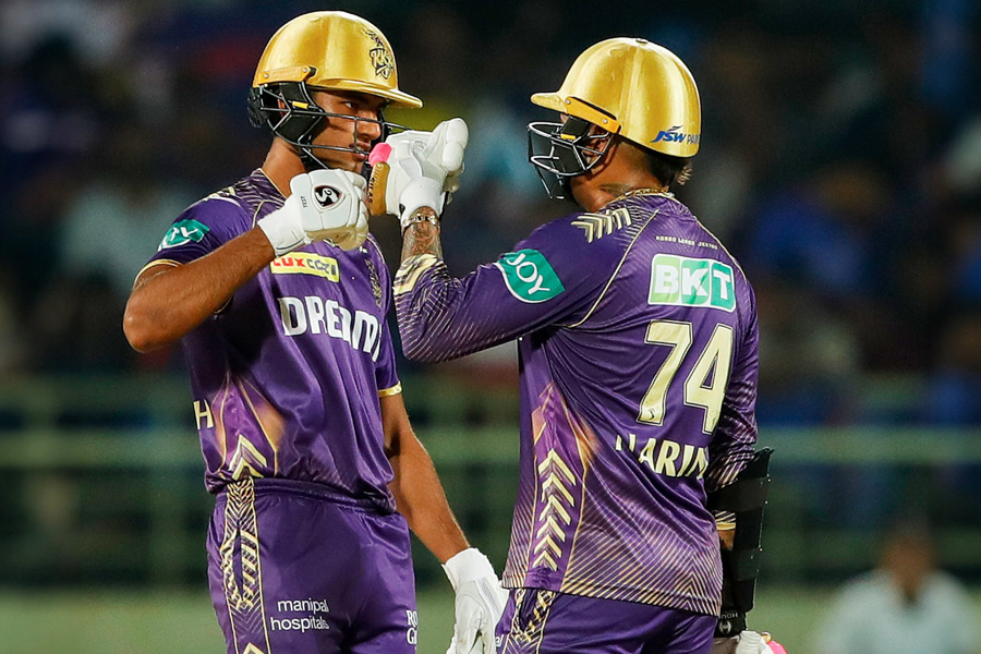 KKR records its highest score in IPL