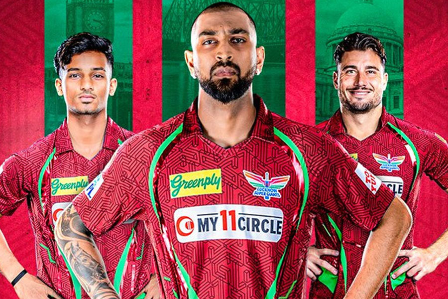 Lucknow Super Giants unveils new Green and Maroon jersey before KKR match in Eden