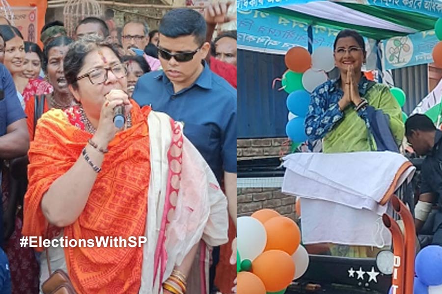 Locket Chatterjee uses Mamata Banerjee's slogan on Ram Navami