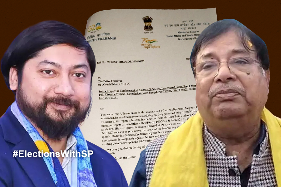 Lok Sabha 2024: Nisith Pramanik writes a letter to Election Commission against Udayan Guha