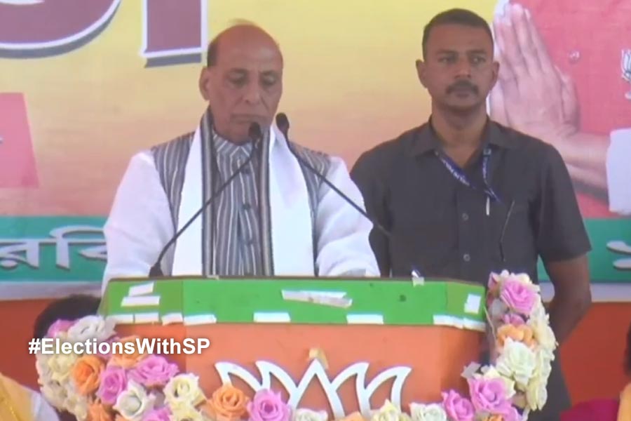 Rajnath Singh slams Mamata Banerjee on Sandeshkhali issue