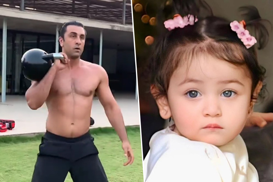 Ranbir Kapoor gets intense training for Ramayana, fans spot Raha