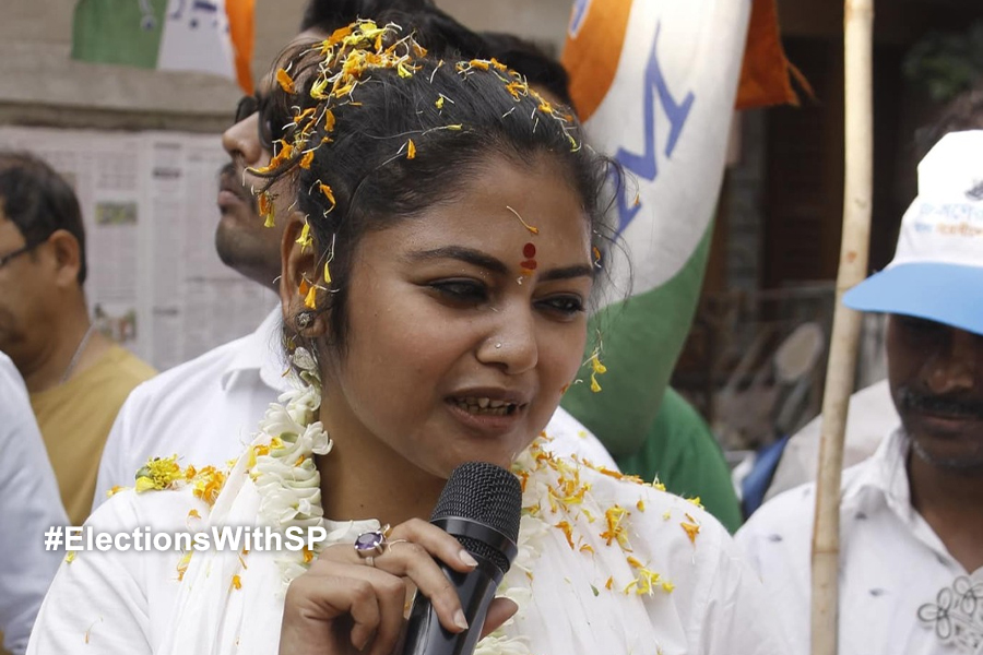 Hanuman Chalisa by Saayoni Ghosh at Lok Sabha Election 2024 campaign