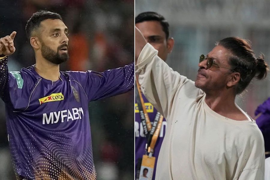 KKR spinner Varun Chakravarthy revealed Shah Rukh Khan motivated the players after PBKS match