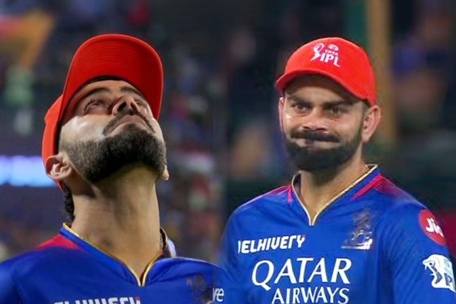 RCB star Virat Kohli in tears after loss