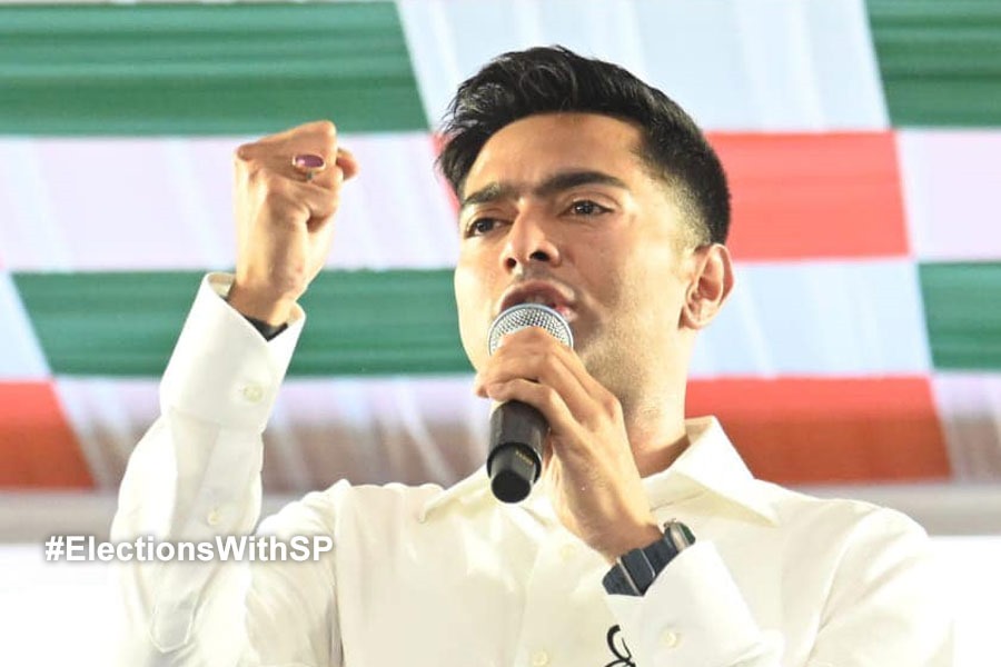 Lok Sabha Vote 2024: TMC leader Abhishek Banerjee attends a public meeting in Baduria