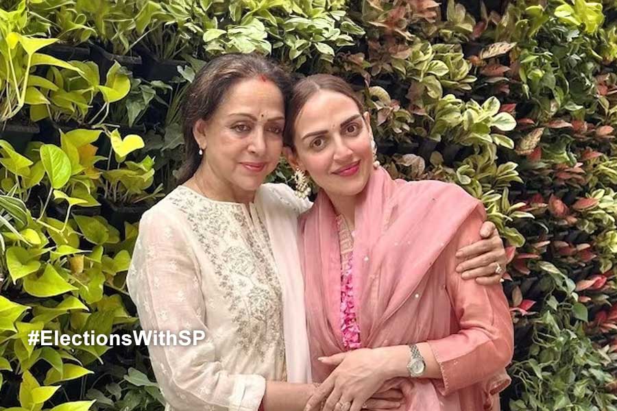 Esha Deol joins Hema Malini for campaigning in Mathura amid Lok Sabha Election 2024