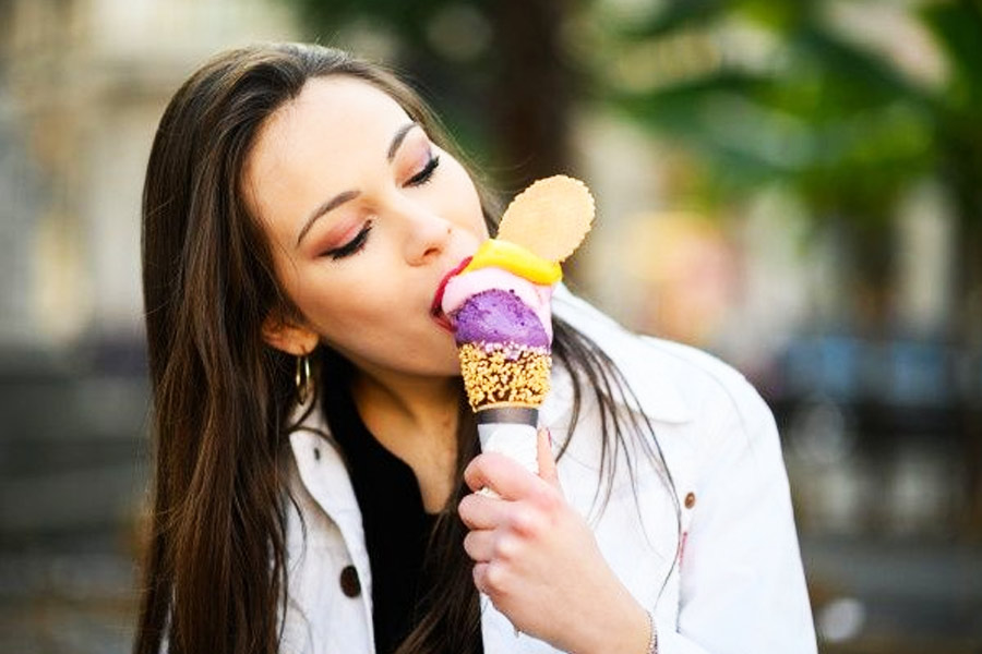 Side effect of having too much ice cream in summer