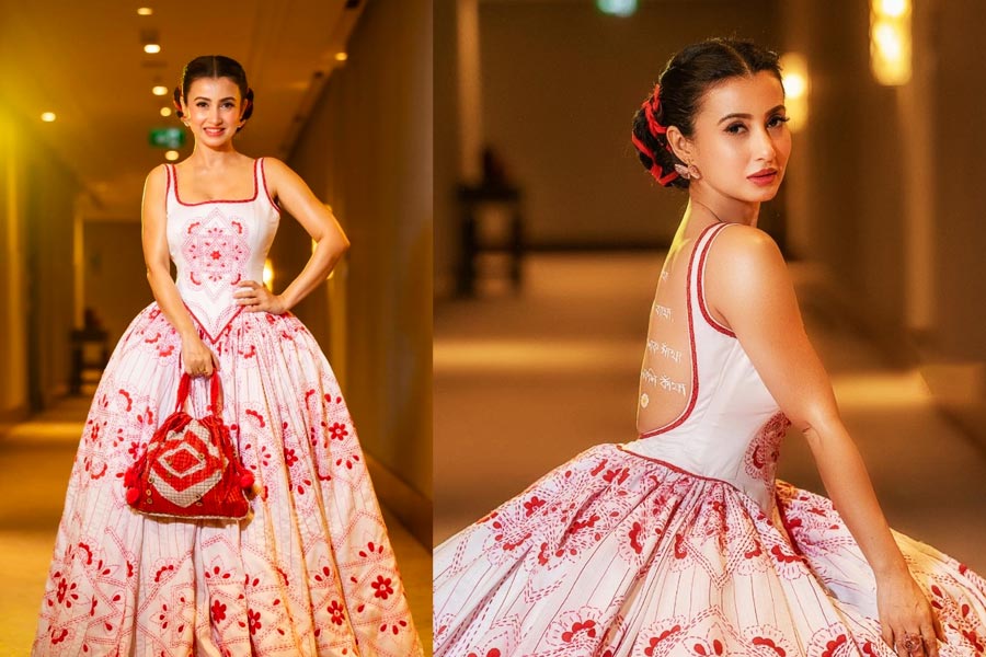 The story behind Monami ghosh's Nakshi Kantha Gown