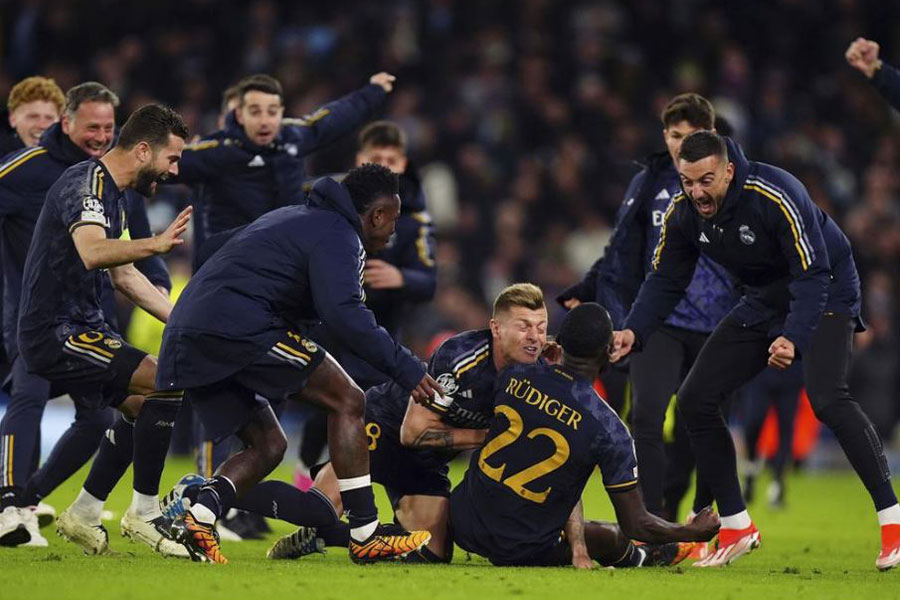 Beating Manchester City, Real Madrid through to the UEFA Champions league semifinal