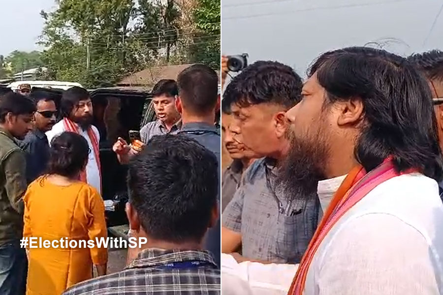 WB police raid in Nisith Pramanik's convoy