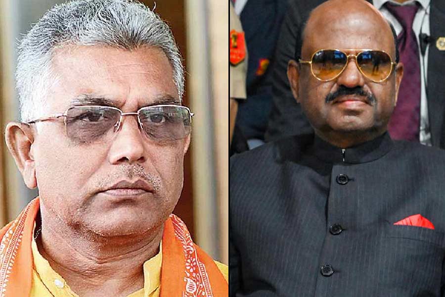 Dilip ghosh attacked Trinamool Congress in governor isssue