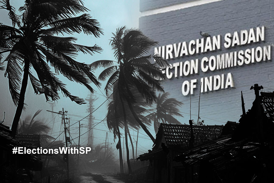 Election Commission of India is anxious and calls emergency meeting to combat as cyclone allert issued by Weather office on the day of 6th phase election