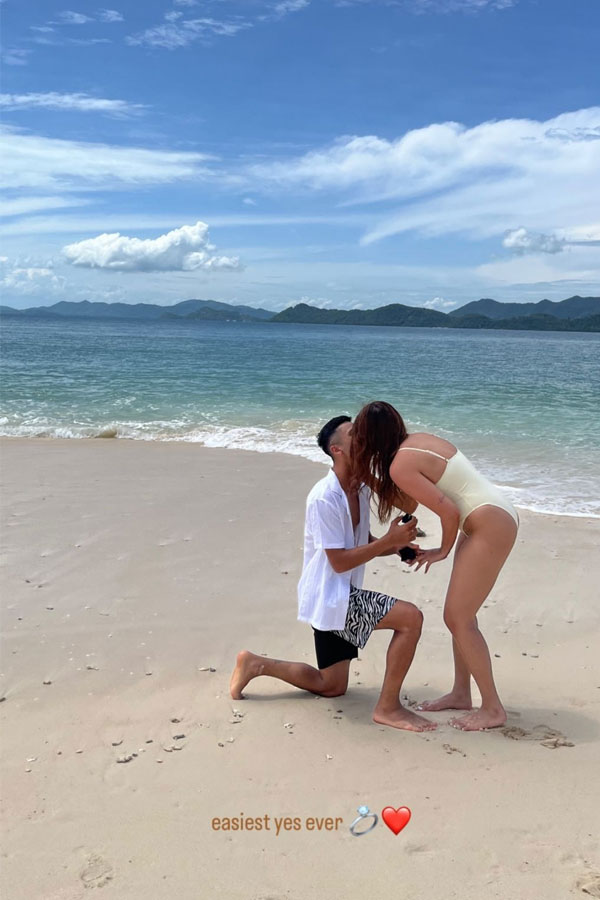 Girlfriend of Kiyan Nassiri said yes to his proposal