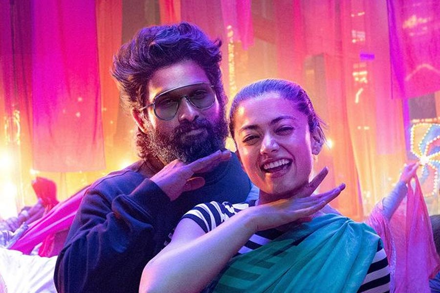 The Couple Song of Pushpa 2 The Rule, the bengali version named Aaguner