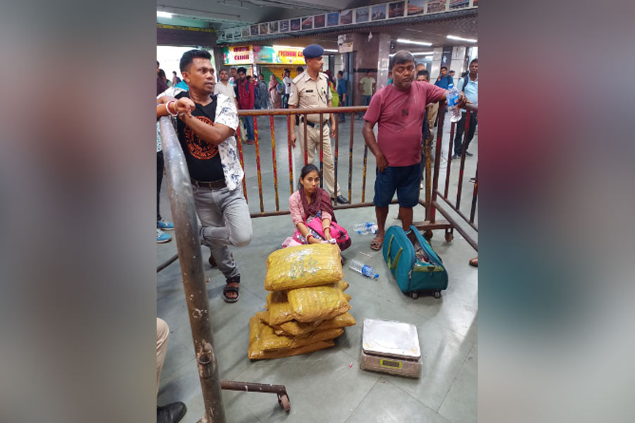 Contraband seized at Sealdah