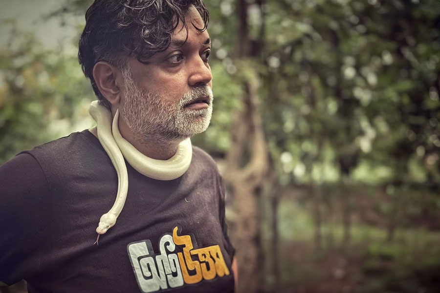 Srijit Mukherji new photo with snake goes viral