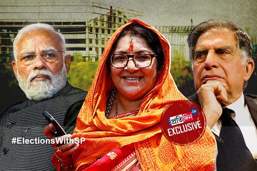 Locket Chatterjee says Tata Motors will return to Singur at the initiative of Prime Minister Narendra Modi