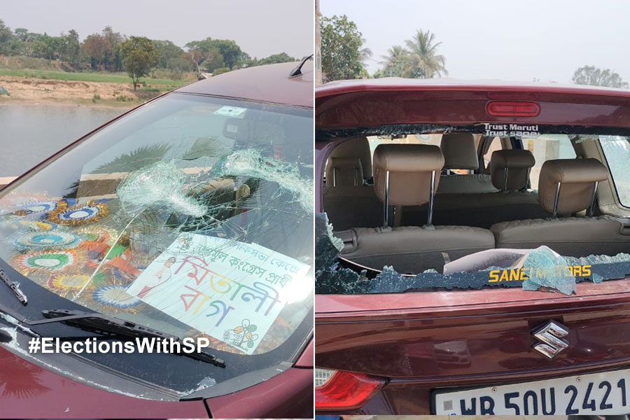 2024 Lok Sabha Election: Car of TMC candidate of Arambag vandalised