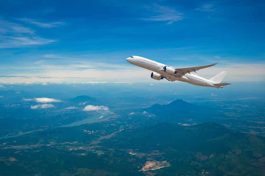 A passenger climbs another place in a flight for sleep