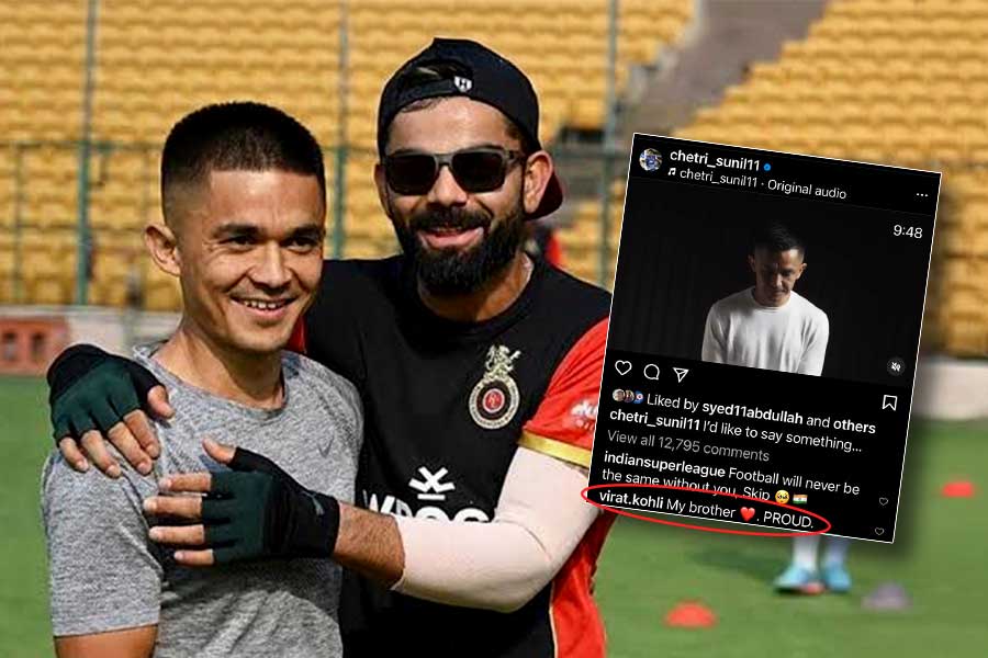 Virat Kohli shares special note on Sunil Chhetri retirement