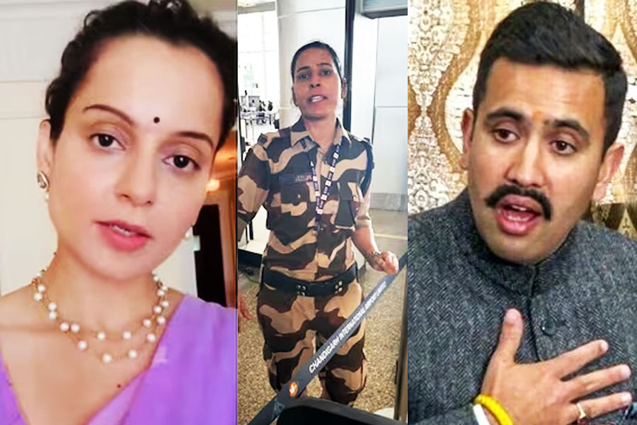 Kangana Ranaut reacts to Alleged Slap At Airport, Vikramaditya Singh also protests