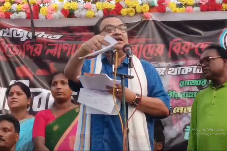 Kunal Ghosh's public meeting in Khajuri Purba Medinipure
