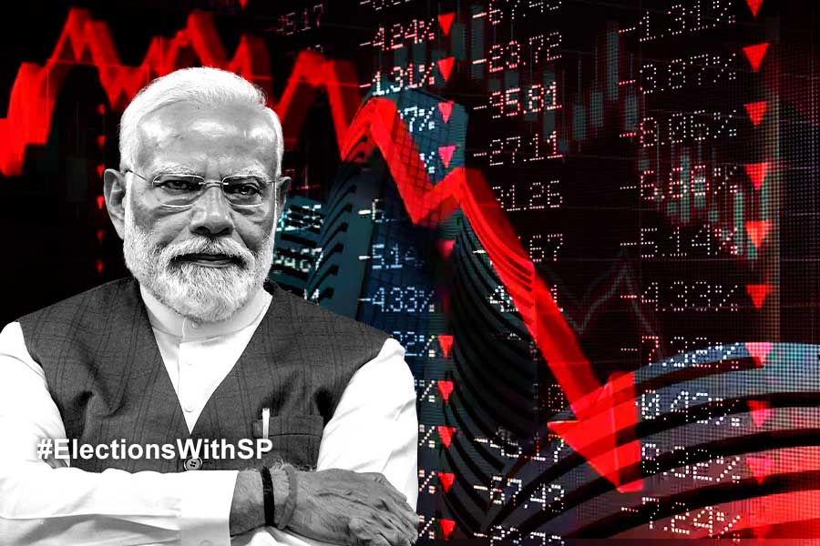 Share faces record crash as BJP and NDA fail to reach own target